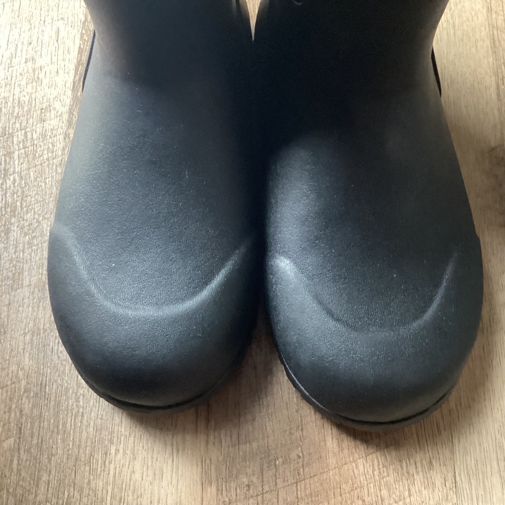 YORK SOLID BOGS waterproof LITTLE Kids' Insulated Rain Boots US 2 EU 33 BLACK - Picture 5 of 10